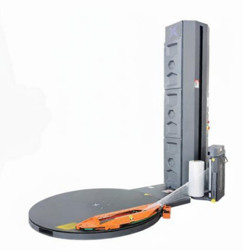 Automatic pallet wrapping system for industrial logistics in KSA