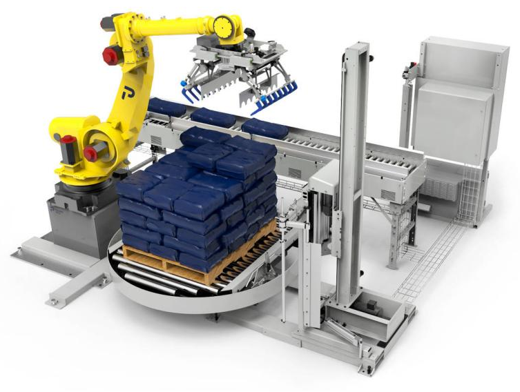 Robotic palletizer system for automated pallet stacking in Saudi Arabia