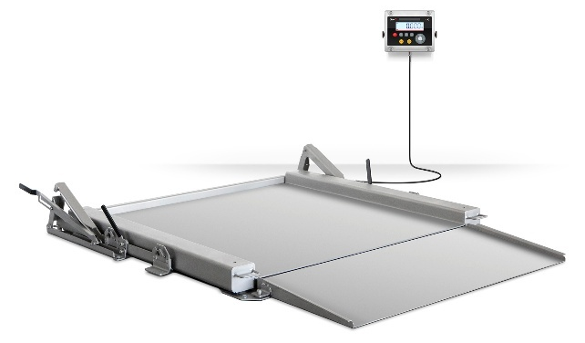 Heavy-duty platform scale with digital indicator for industrial weighing in KSA