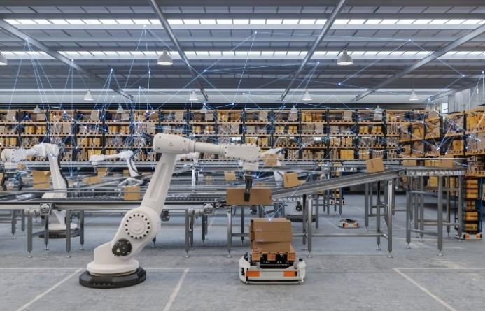 Collaborative robots with AI sensors for industrial applications